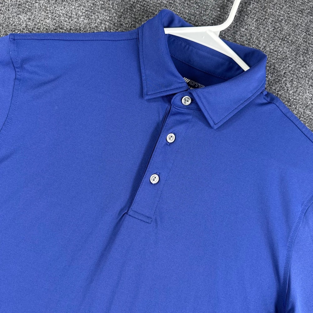 Vineyard Vines Polo Shirt Mens S Small Blue On-The-Go Sankaty Performance Golf